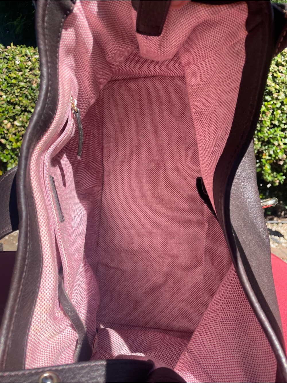 Dooney & Burke Dark Brown Annalisa Logo Lock Satchel - Picture 7 of 9